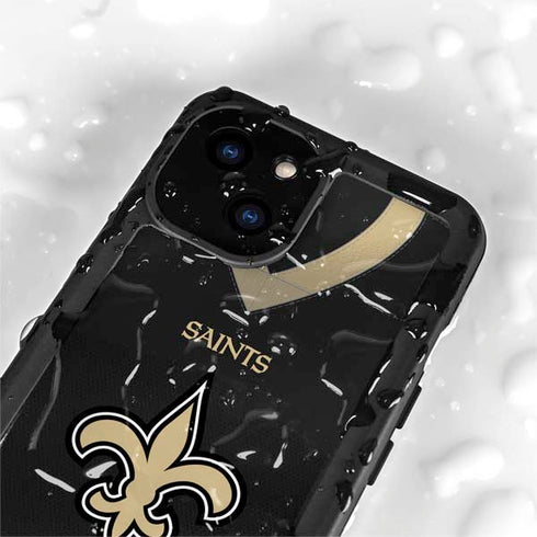 NFL New Orleans Saints Team Jersey iPhone 15 Waterproof Case